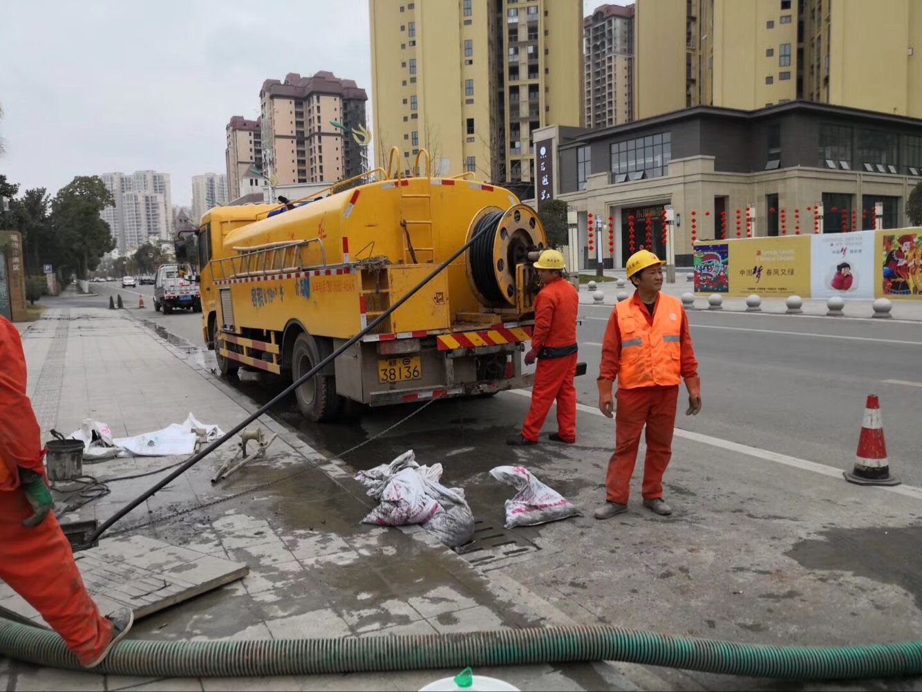 讷河排污管道清淤-管道清洗